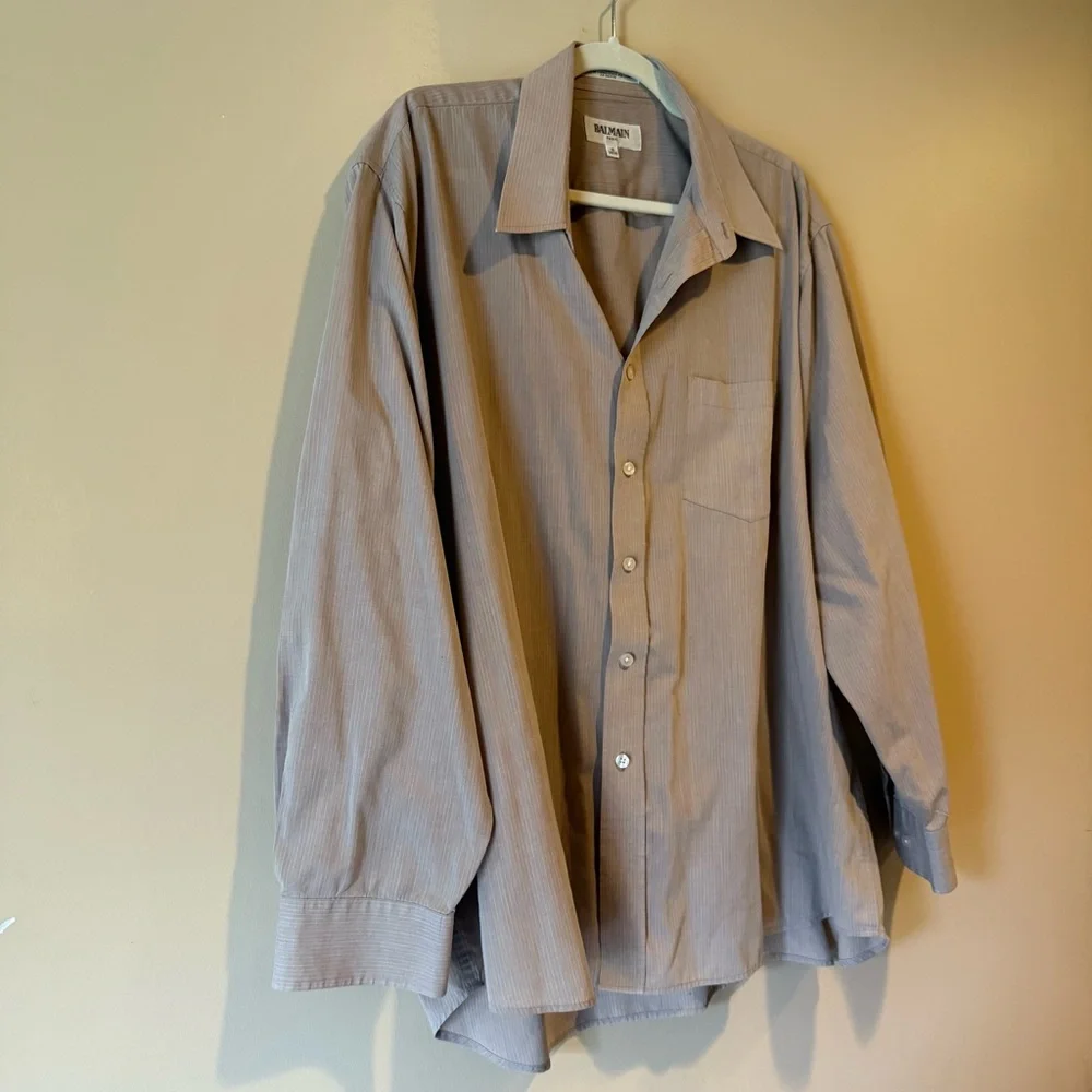 Balmain‎ Taupe Button-Up Shirt - Picture 3 of 6